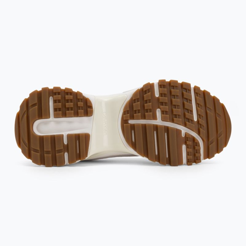 Încălțăminte pentru bărbați Calvin Klein YM0YM01289 Hike Runner HF Leather Mix bright white/creamy white/eggshell 4