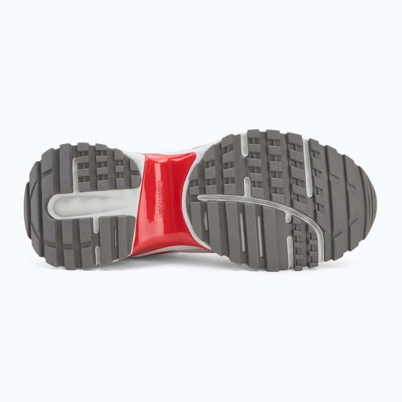 Încălțăminte pentru bărbați Calvin Klein YM0YM01379 Hike Runner Mesh MIX bright white/grey/flame scarlet 4