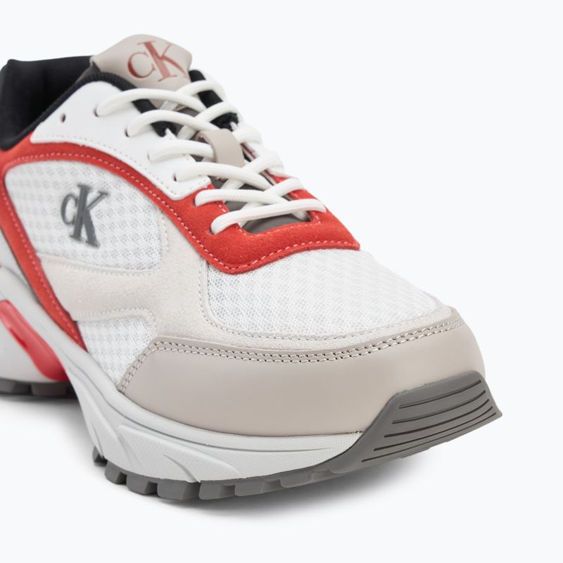 Încălțăminte pentru bărbați Calvin Klein YM0YM01379 Hike Runner Mesh MIX bright white/grey/flame scarlet 7