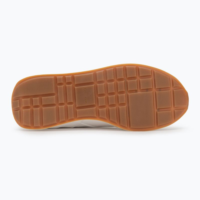 Încălțăminte pentru bărbați Calvin Klein YM0YM01381 Retro Runner Leather Tape bright white/black/gum 4