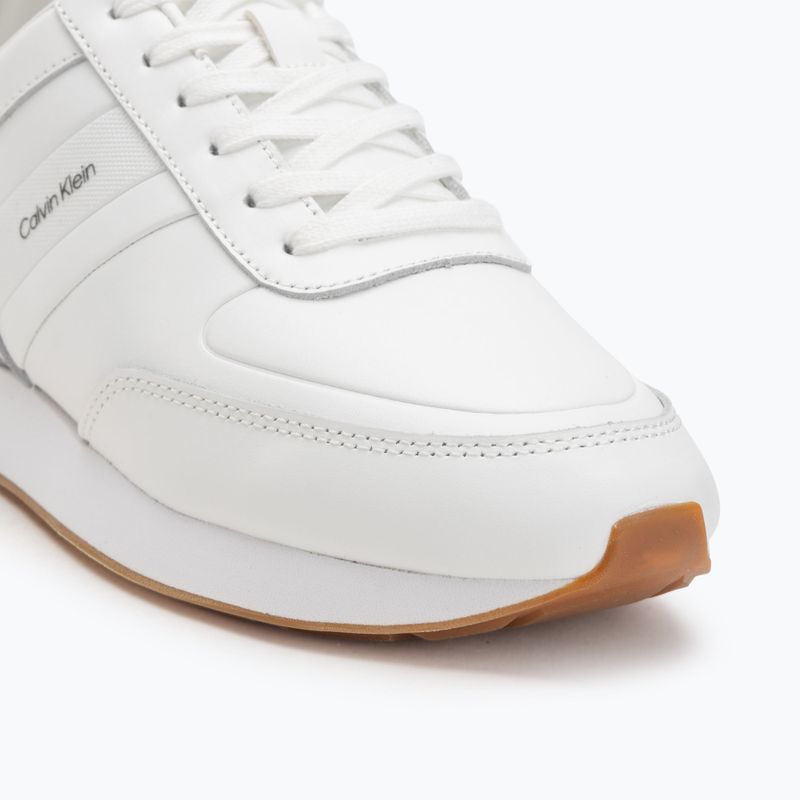 Încălțăminte pentru bărbați Calvin Klein YM0YM01381 Retro Runner Leather Tape bright white/black/gum 7
