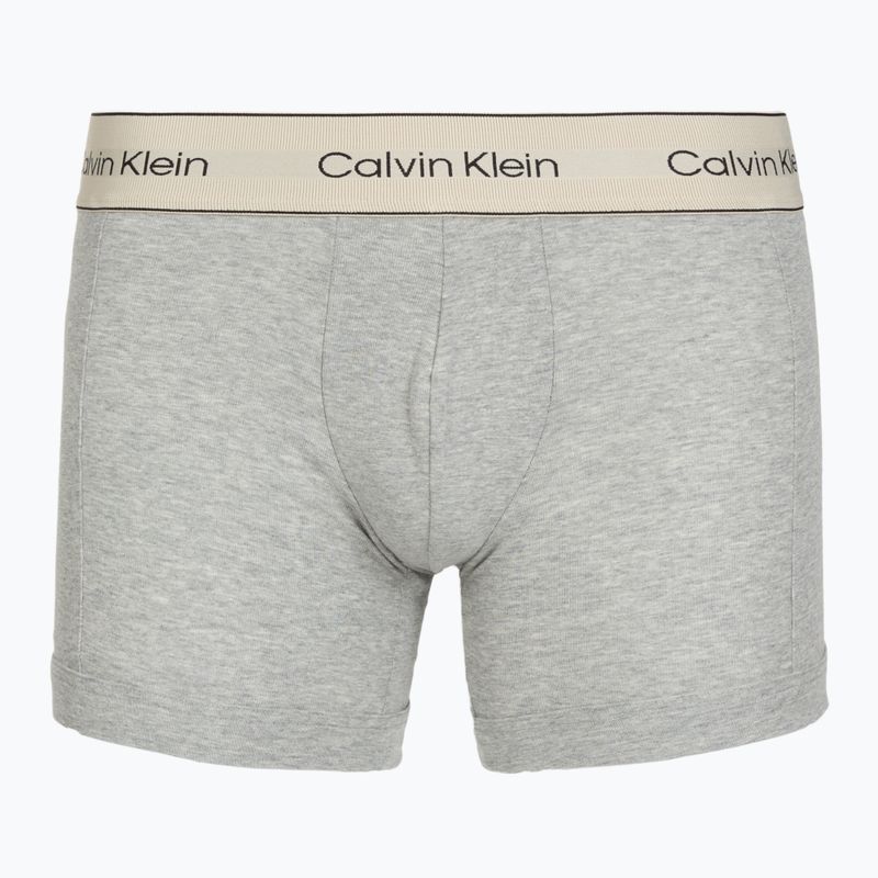 Boxeri pentru bărbați Calvin Klein LV00NB4447 Brief 3 perechi oyster gray/grey heather/white 5