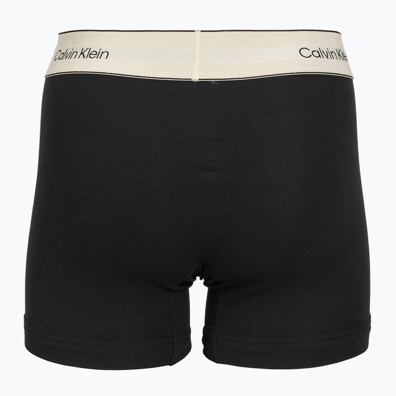 Boxeri pentru bărbați Calvin Klein LV00NB4447 Brief 3 perechi black/black/black 2