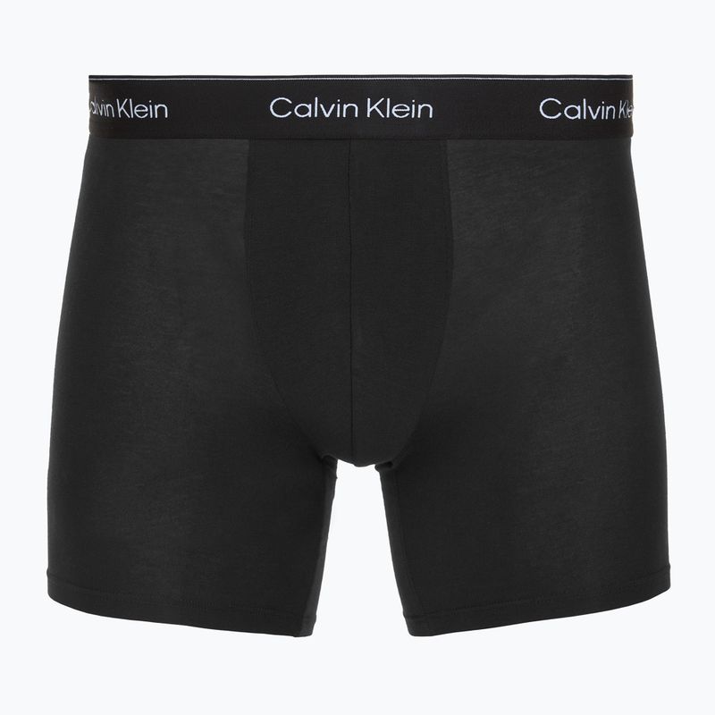 Boxeri Calvin Klein LV00NB4394 Brief 3 perechi black/chalk logo/black/currie 3