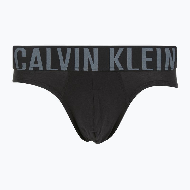 Slipuri pentru bărbați Calvin Klein 000NB3607A Hip Brief 3 perechi black bodies/turbulence/white/iridescent 3