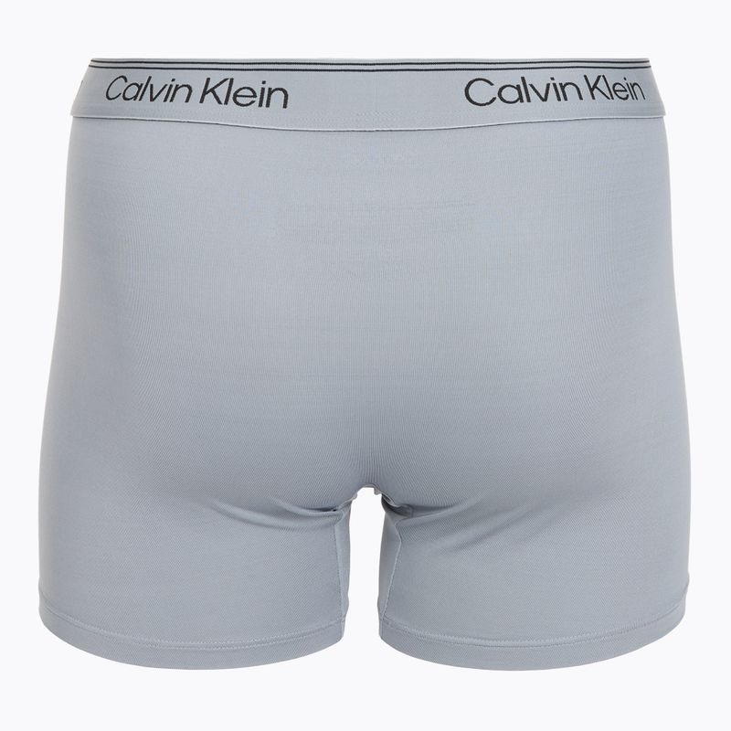 Boxeri Calvin Klein LV00NB4410 Brief 3 perechi sleet/teal marine/shoreline 3