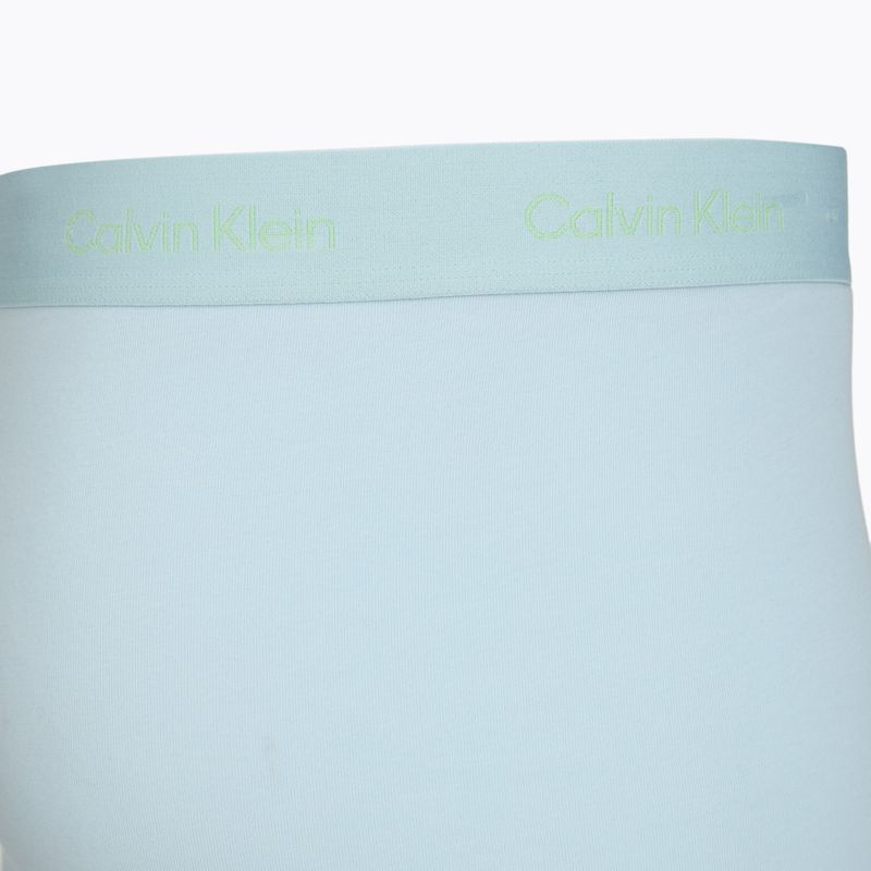 Boxeri Calvin Klein LV00NB4477 Brief 3 perechi patina green/shoreline/iridescent blue 4