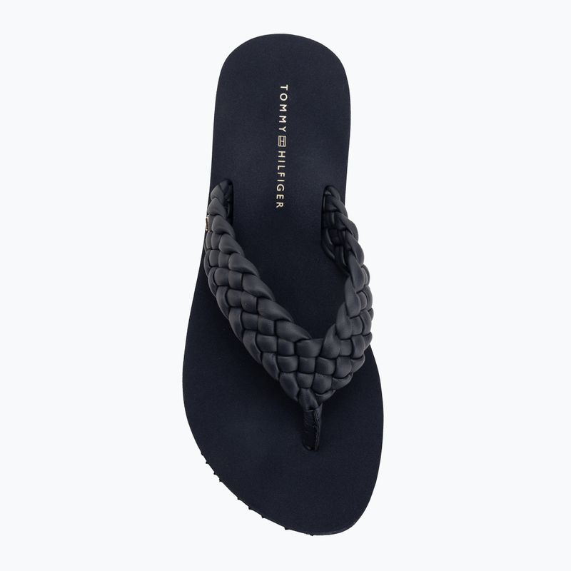 Încălțăminte pentru femei Tommy Hilfiger Wedge Cornrow Beach space blue 5