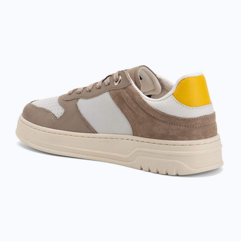 Încălțăminte pentru femei Tommy Hilfiger Sporty Cupsole Tumbled Leather coastal taupe/ecru/yellow 3
