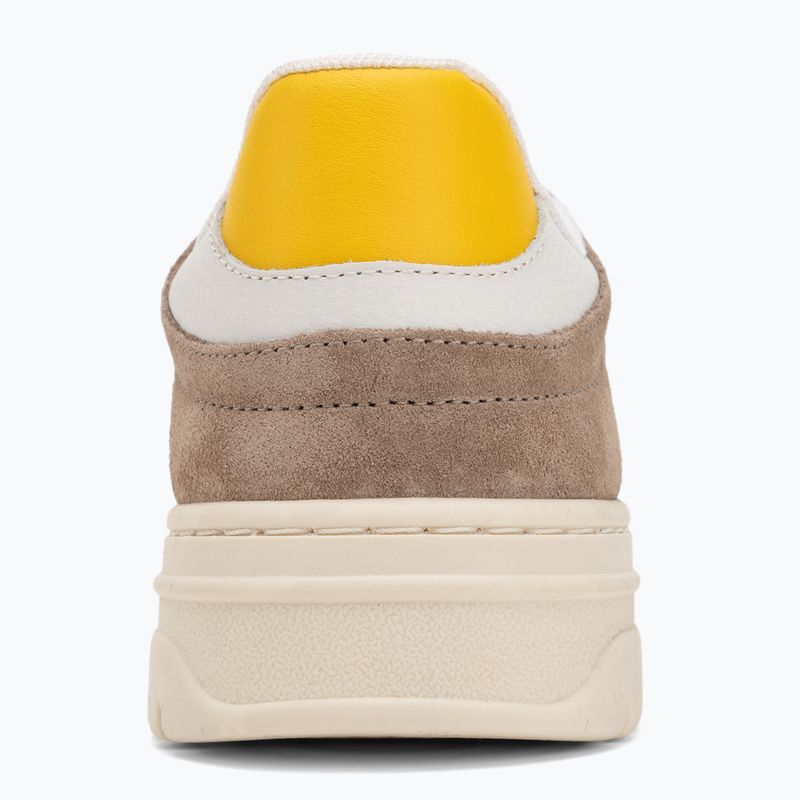 Încălțăminte pentru femei Tommy Hilfiger Sporty Cupsole Tumbled Leather coastal taupe/ecru/yellow 6