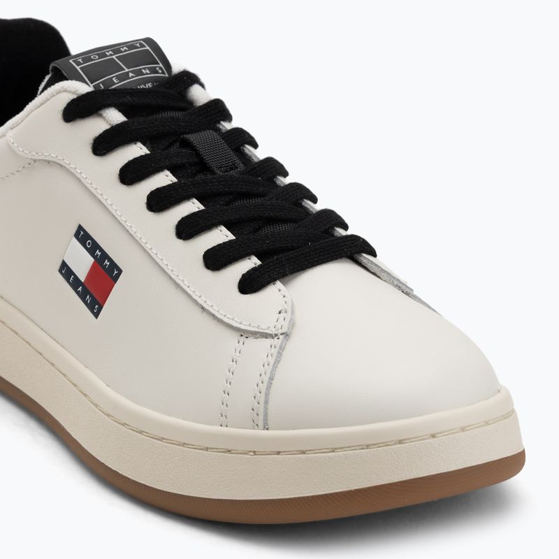 Pantofi damă Tommy Jeans Archive Court ivory/black 7