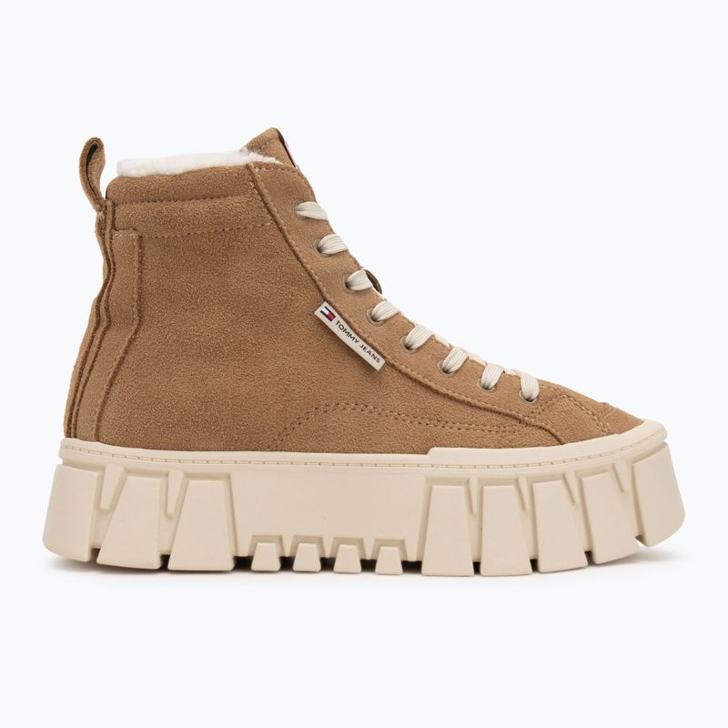 Încălțăminte pentru femei  Tommy Jeans Vulc Flatform Suede Wl bronze twist 2