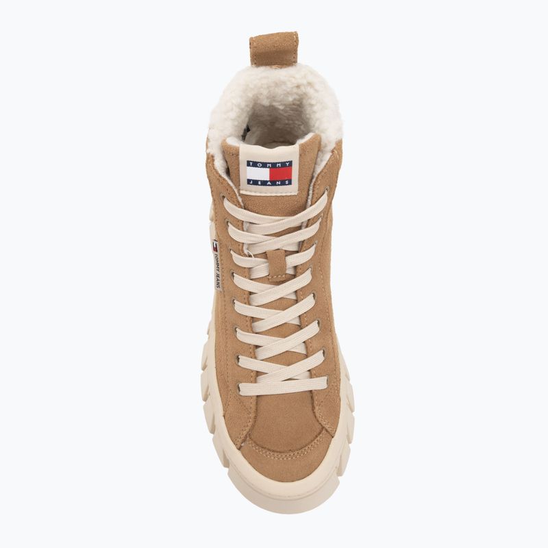 Încălțăminte pentru femei  Tommy Jeans Vulc Flatform Suede Wl bronze twist 5