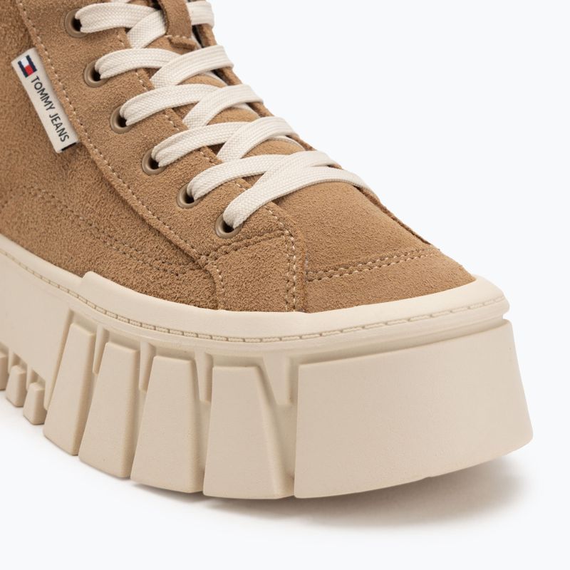 Încălțăminte pentru femei  Tommy Jeans Vulc Flatform Suede Wl bronze twist 7
