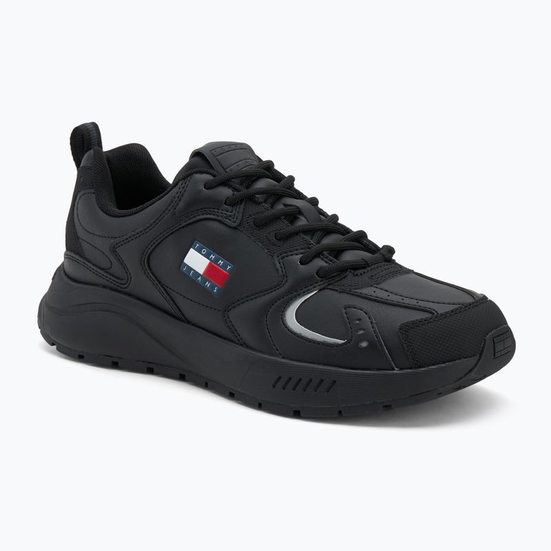 Încălțăminte pentru bărbați Tommy Jeans Runner Leather black