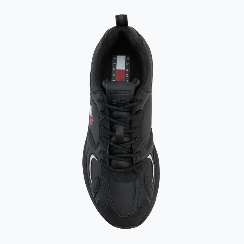Încălțăminte pentru bărbați Tommy Jeans Runner Leather black 5