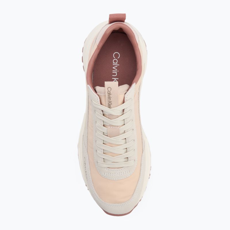 Încălțăminte pentru femei Calvin Klein YW0YW02075 Hike Runner Mg Nylon Mix whisper pink/dark ecru/dusty rose 5
