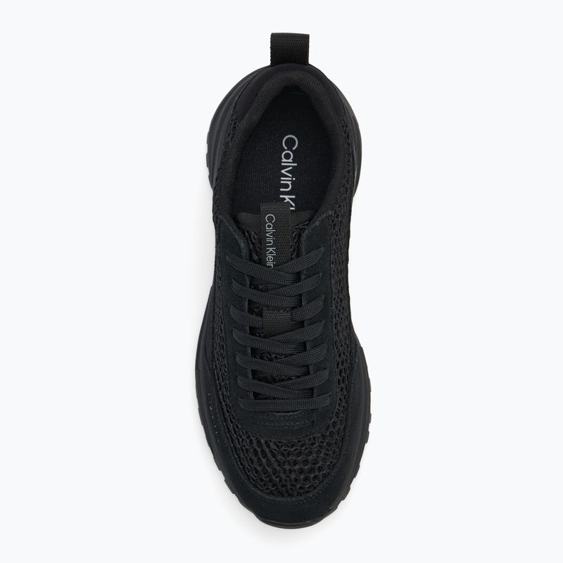 Încălțăminte pentru femei Calvin Klein YW0YW02030 Hike Runner Lace Up Techmix triple black 5