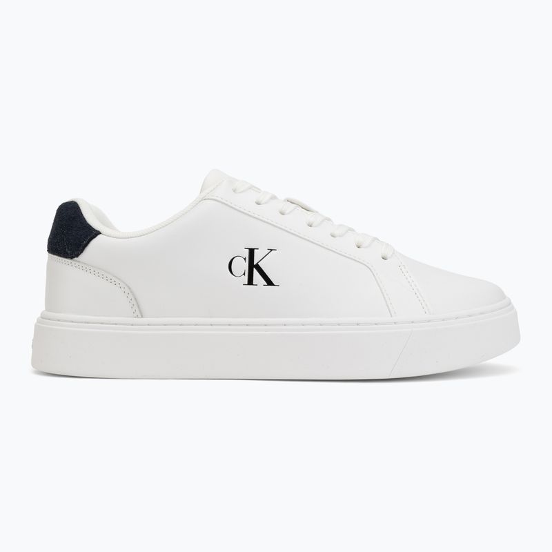 Încălțăminte pentru bărbați Calvin Klein YM0YM01435 Classic Cupsole Laceup Leather bright white/navy 2