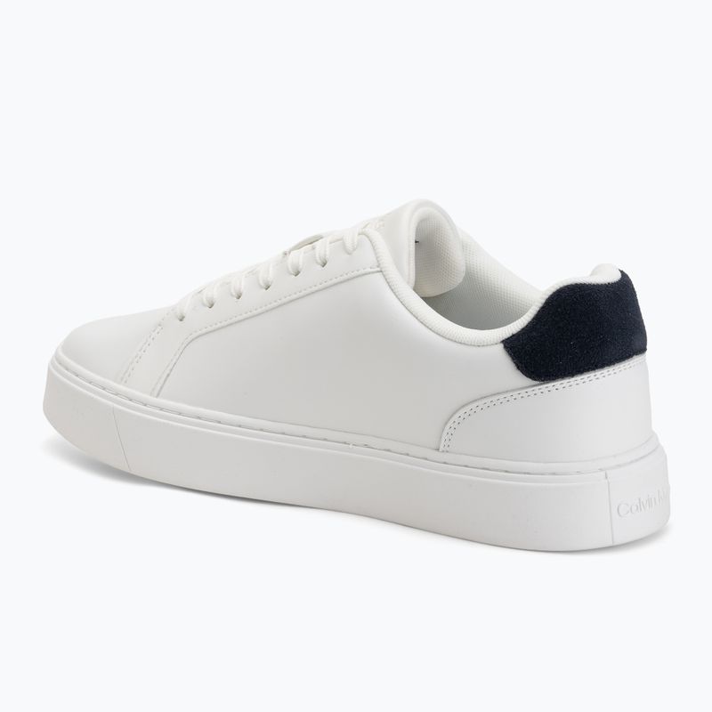 Încălțăminte pentru bărbați Calvin Klein YM0YM01435 Classic Cupsole Laceup Leather bright white/navy 3