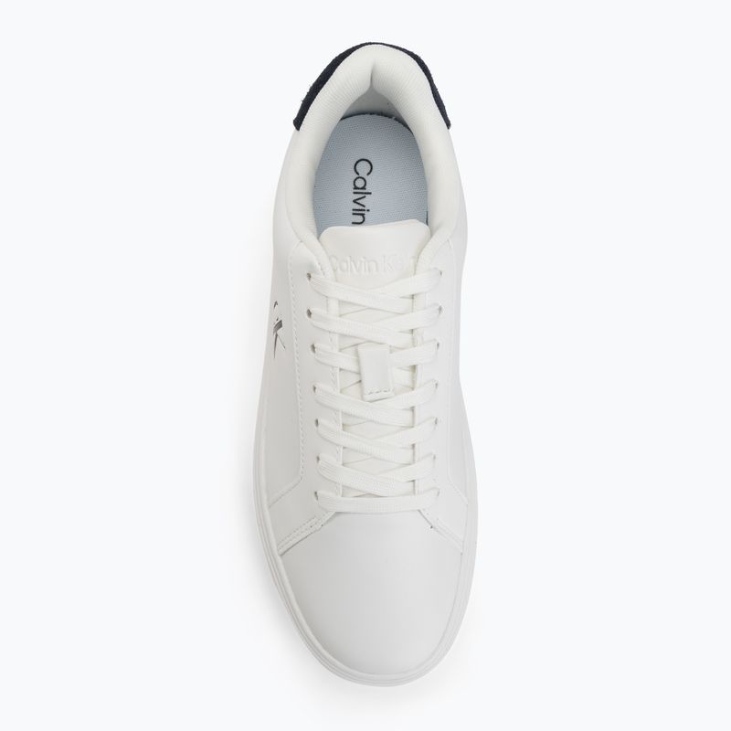 Încălțăminte pentru bărbați Calvin Klein YM0YM01435 Classic Cupsole Laceup Leather bright white/navy 5