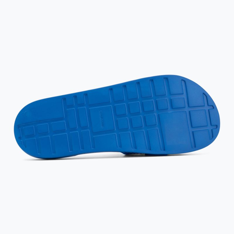Șlapi pentru bărbați Calvin Klein HM0HM02113 Ess Texture lapis blue 4