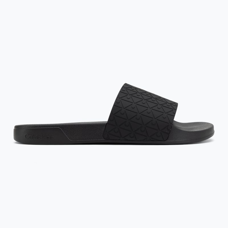 Șlapi pentru bărbați Calvin Klein HM0HM02110 Ess triple black mono 2