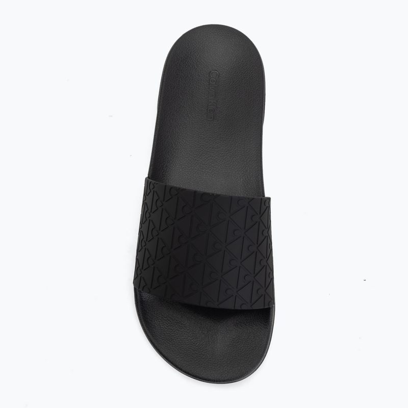 Șlapi pentru bărbați Calvin Klein HM0HM02110 Ess triple black mono 5