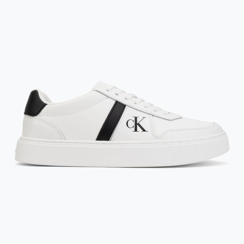 Încălțăminte pentru bărbați Calvin Klein HM0HM02237 Classic Cups Lace Leather EMB Tongue bright white/black 2
