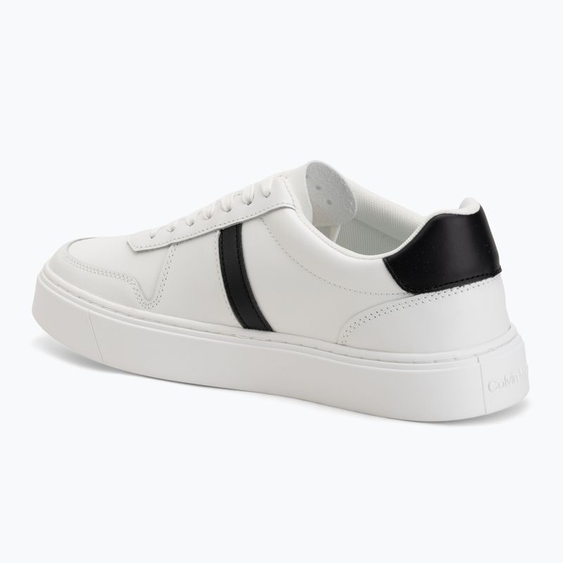 Încălțăminte pentru bărbați Calvin Klein HM0HM02237 Classic Cups Lace Leather EMB Tongue bright white/black 3