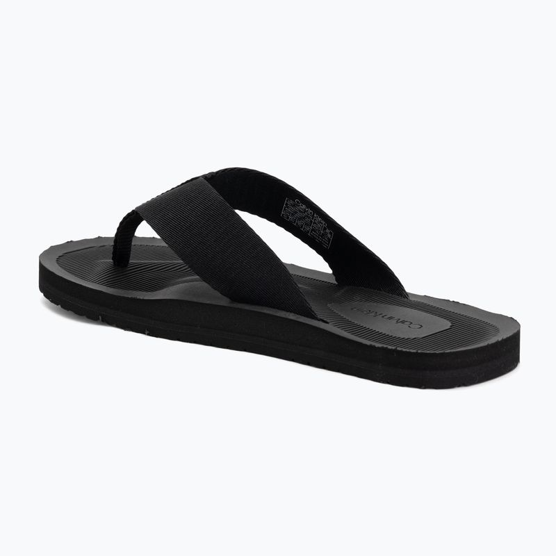 Șlapi pentru bărbați Calvin Klein HM0HM02106 City Thong triple black 3
