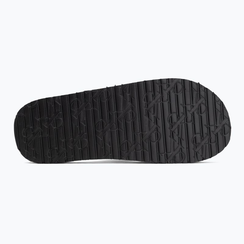 Șlapi pentru bărbați Calvin Klein HM0HM02106 City Thong triple black 4