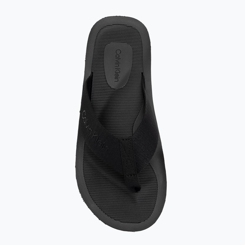 Șlapi pentru bărbați Calvin Klein HM0HM02106 City Thong triple black 5