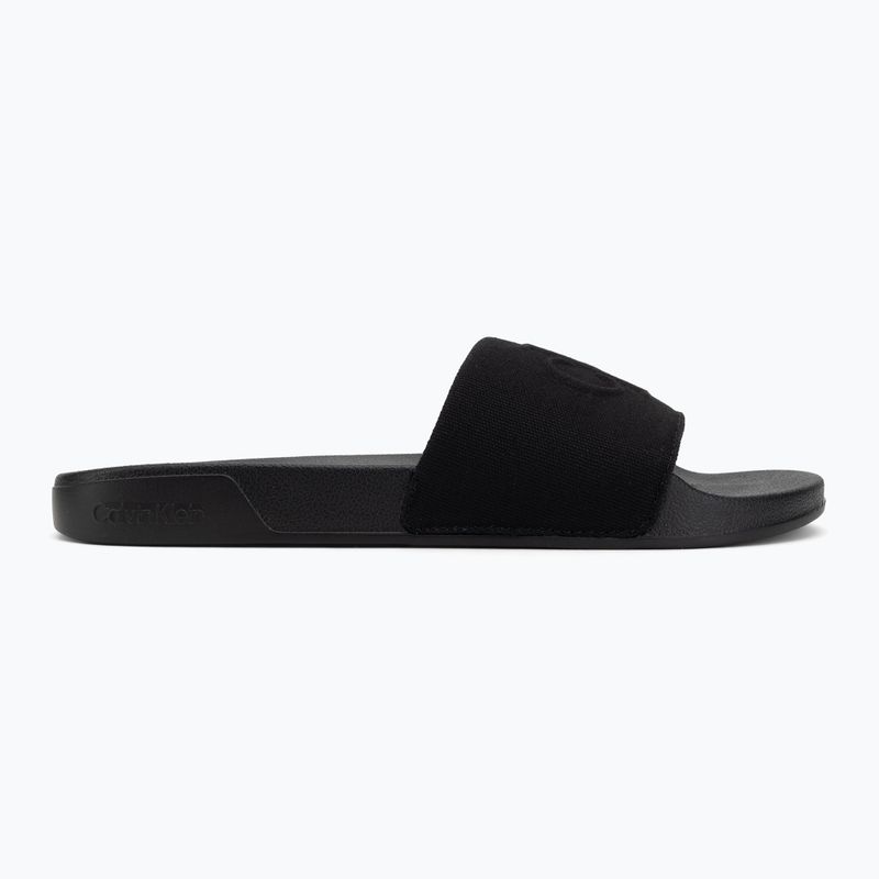 Șlapi pentru bărbați Calvin Klein Ess Monogram triple black 2