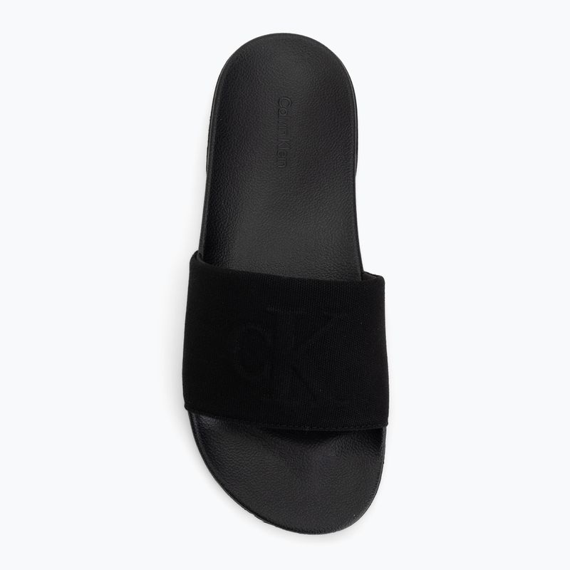 Șlapi pentru bărbați Calvin Klein Ess Monogram triple black 5