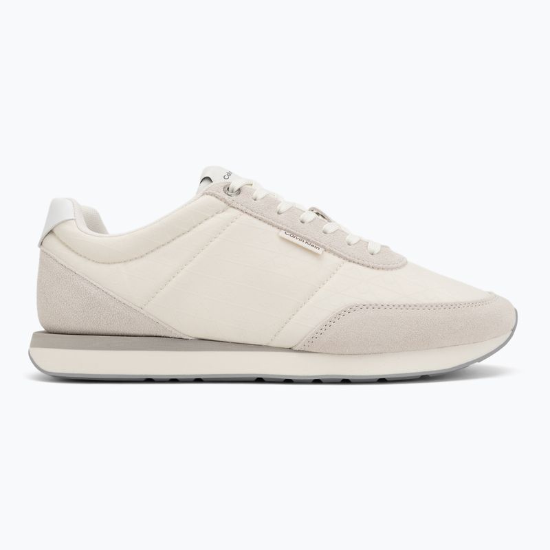 Încălțăminte pentru bărbați Calvin Klein HM0HM02140 Retro Runner Ripstop Aop marshmallow/bright white 2