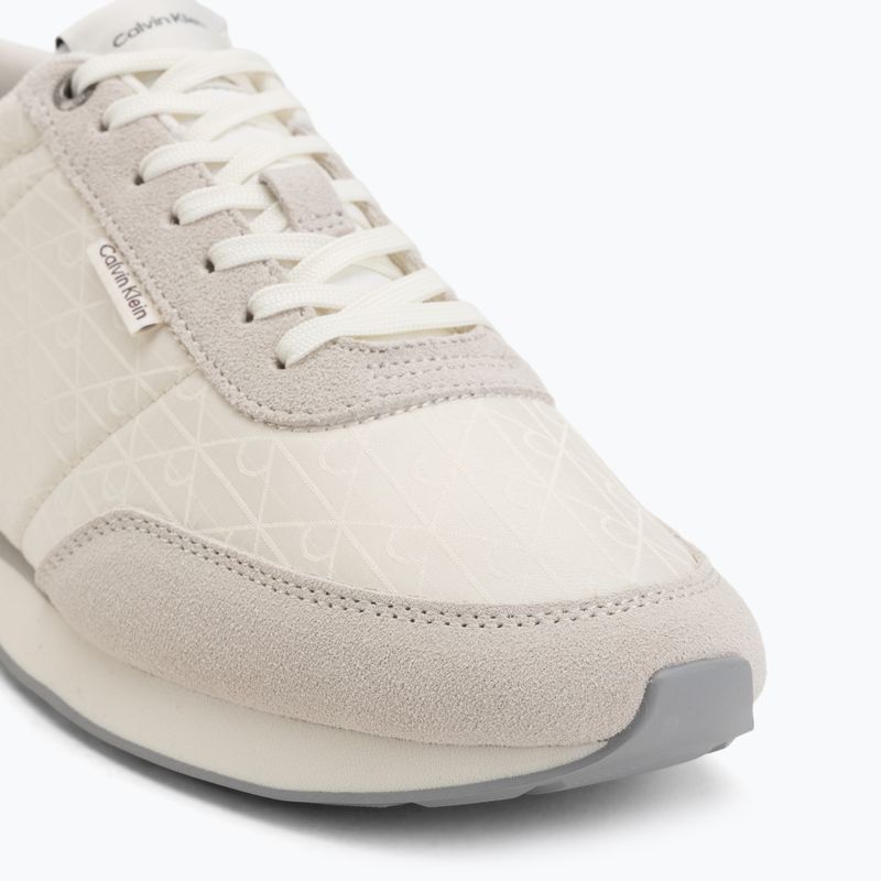 Încălțăminte pentru bărbați Calvin Klein HM0HM02140 Retro Runner Ripstop Aop marshmallow/bright white 7