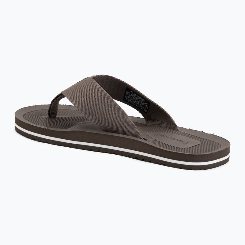 Șlapi pentru bărbați Calvin Klein HM0HM02106 City Thong morel 3
