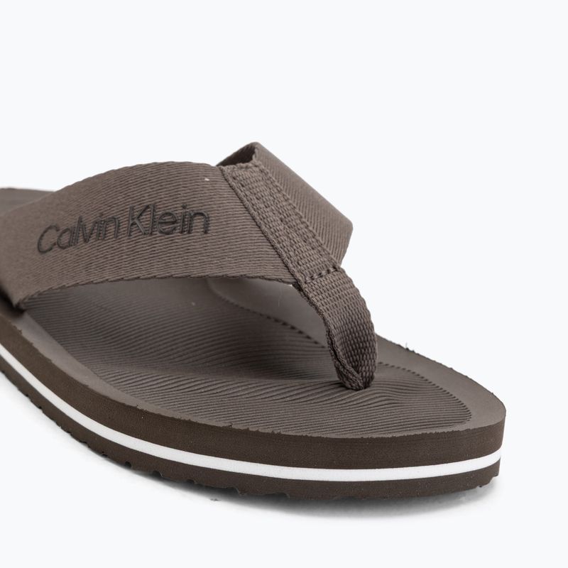 Șlapi pentru bărbați Calvin Klein HM0HM02106 City Thong morel 7