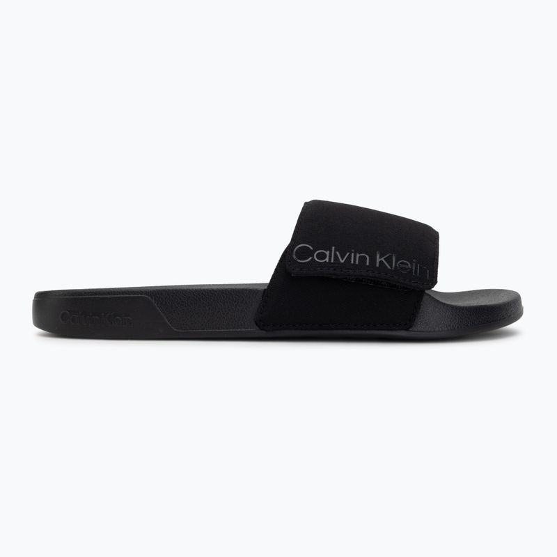 Șlapi pentru bărbați Calvin Klein HM0HM02115 Ess Monobrand triple black 2