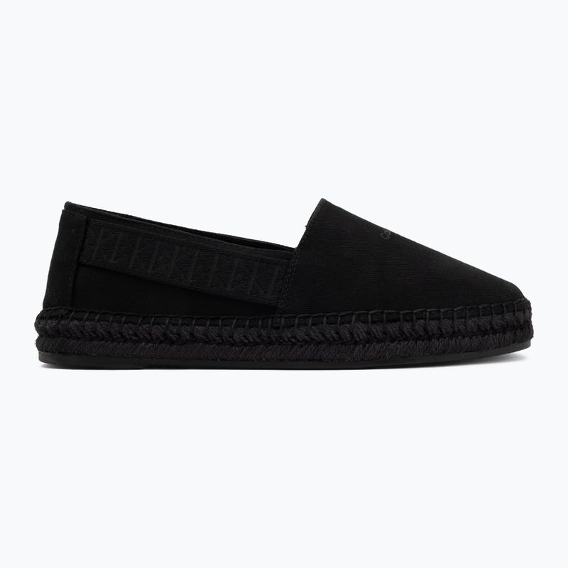 Espadrile pentru bărbați Calvin Klein HM0HM02075 Webbing triple black 2