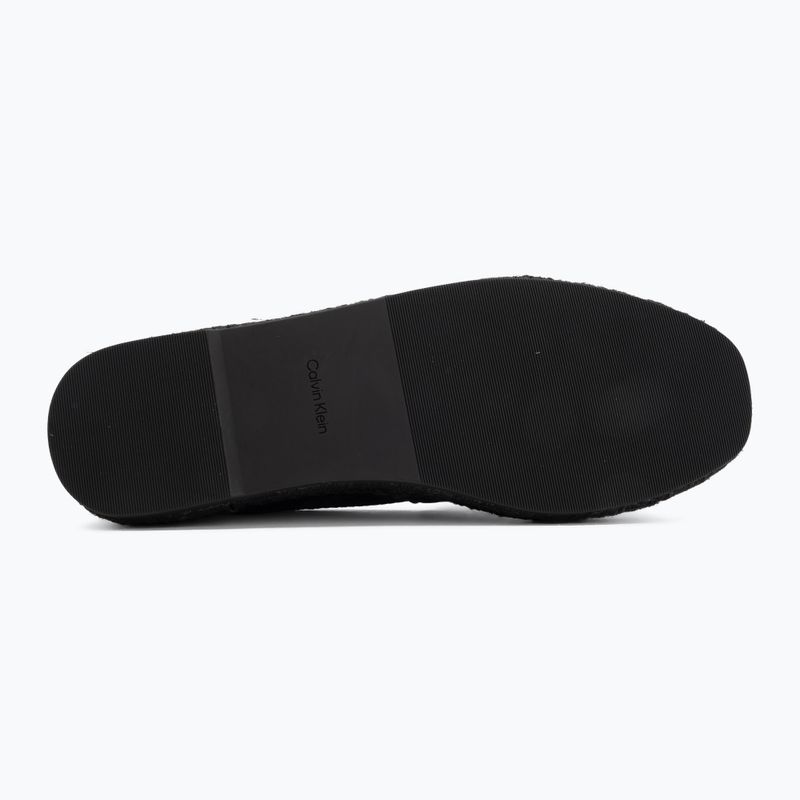 Espadrile pentru bărbați Calvin Klein HM0HM02075 Webbing triple black 4