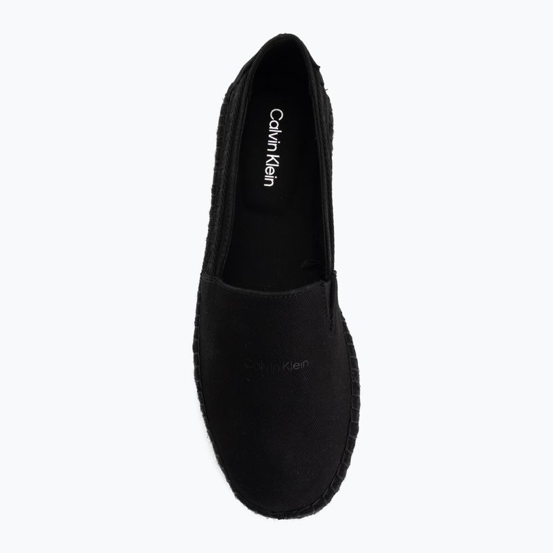 Espadrile pentru bărbați Calvin Klein HM0HM02075 Webbing triple black 5