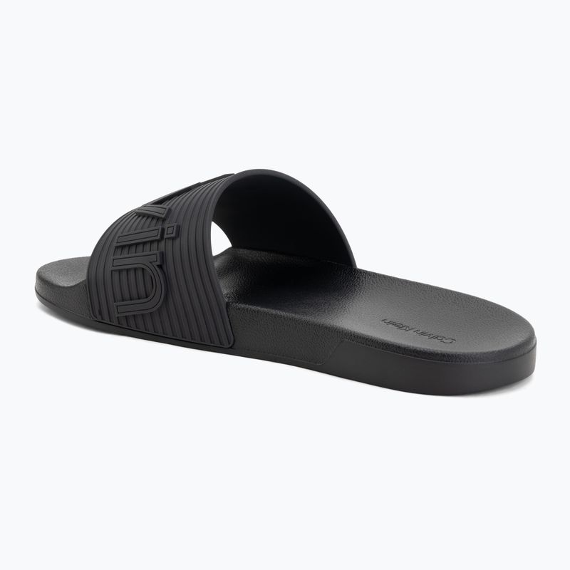 Șlapi pentru bărbați Calvin Klein HM0HM02113 Ess Texture triple black 3