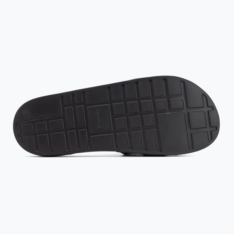 Șlapi pentru bărbați Calvin Klein HM0HM02113 Ess Texture triple black 4