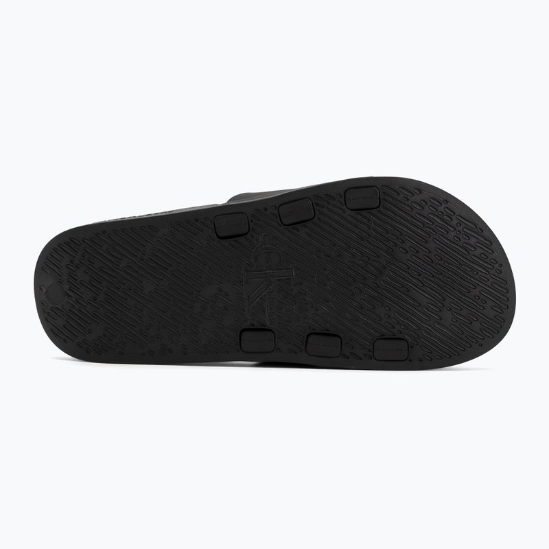 Șlapi pentru bărbați Calvin Klein HM0HM02229 Ess Rubber Neoprene triple black 4