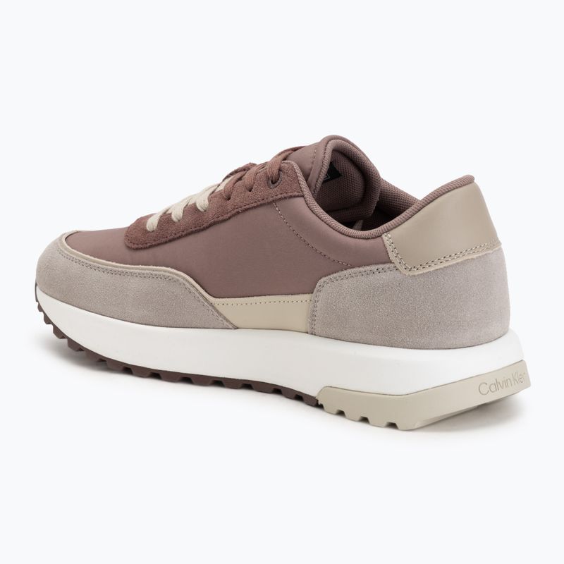 Încălțăminte pentru bărbați Calvin Klein HM0HM02144 City Runner Laceup Nylon Mix muddy brown/desert taupe/oatmeal 3