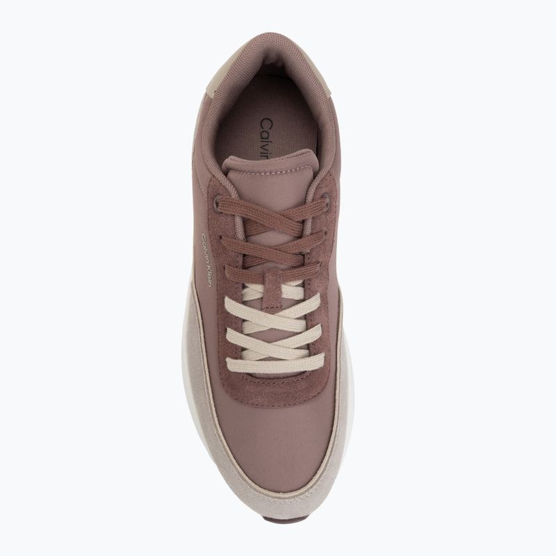 Încălțăminte pentru bărbați Calvin Klein HM0HM02144 City Runner Laceup Nylon Mix muddy brown/desert taupe/oatmeal 5