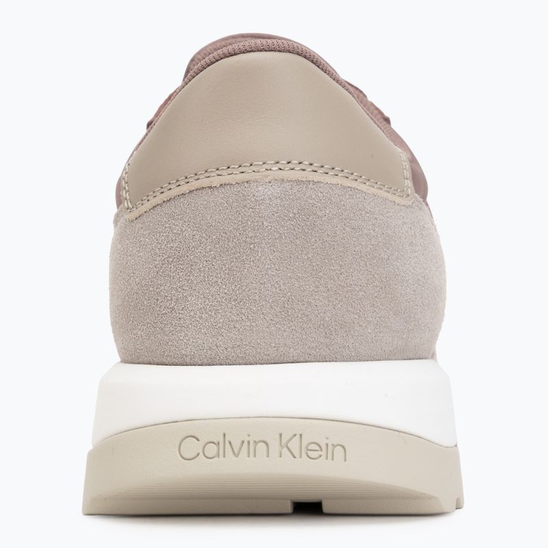 Încălțăminte pentru bărbați Calvin Klein HM0HM02144 City Runner Laceup Nylon Mix muddy brown/desert taupe/oatmeal 6