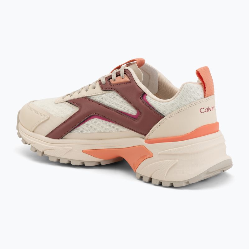 Încălțăminte pentru femei Calvin Klein HW0HW03002 Hike Run Ckstripe Mesh off white/oatmeal/dusty rose 3